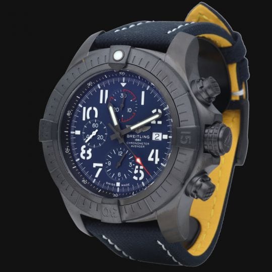 Montre Breitling Montre Super Avenger Chronograph 48 Night Mission 58 Facettes MT40278