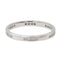 Bague 56 Bague Alliance Or blanc Diamant 58 Facettes 2916941CN