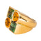 50 Bague Or jaune Péridot, Citrine 58 Facettes 4442220RV