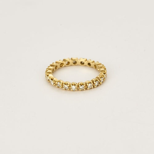 Bague 57 Bague en Or jaune 18k 58 Facettes GU00014