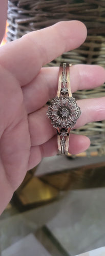 Bracelet Bracelet Napoléon III en or rose serti de diamants 58 Facettes