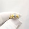 Bague 59 Bague en or jaune diamants 58 Facettes