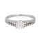 Bague 48 Bague  Solitaire  Or blanc Diamant 58 Facettes 4387214CN