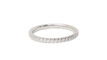Bague 50 Demi alliance en or blanc et diamants 0.25ct 58 Facettes 32245