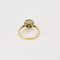 Bague 54 Bague "Fleur" en or jaune et gris , diamants 58 Facettes ASN0417