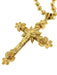 Pendentif Crucifix portugais avec chaîne en or jaune 58 Facettes