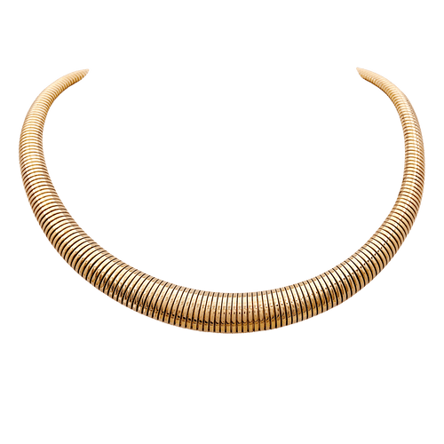 Collier Collier vintage "Tubogas". 58 Facettes 34518