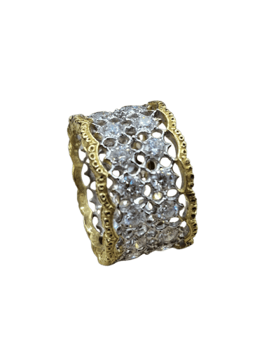 Bague 54 Bague en diamant M. Buccellati, or 18 carats, années 1950-1960 58 Facettes