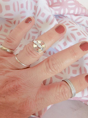 Bague 54.5 Solitaire Lilistone Diamant & Or Blanc 58 Facettes AA 1435