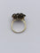 Bague 51 Bague fleur vintage en or 14k sertie de saphirs et diamants 58 Facettes