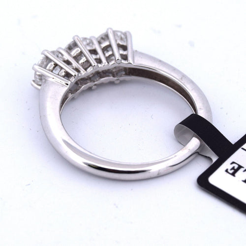 Bague 54 Bague TRILOGIE en or blanc 58 Facettes