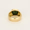 Bague 55 Bague en or jaune, tourmaline verte 58 Facettes CRE0100X4