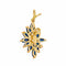 Pendentif Pendentif Or jaune Saphir, Diamant 58 Facettes 4508852CN