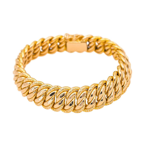 American bracelet Link rose gold 