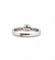 Bague 54 Solitaire en or blanc et diamants 58 Facettes