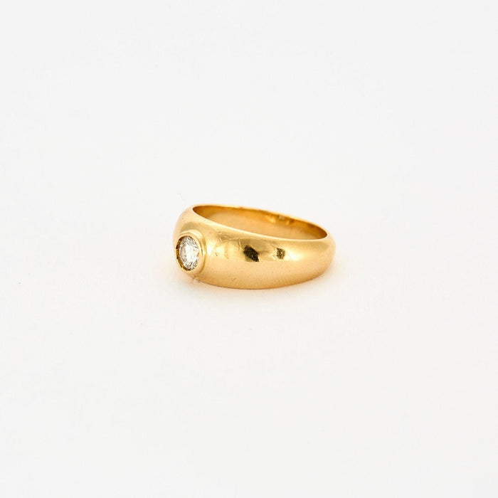 Onc geelgouden diamanten ring