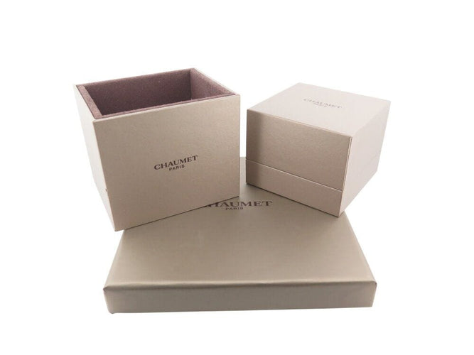 Bague 53 bague CHAUMET jeux de liens 082179 en or rose 18k diamants 0.35ct t52 58 Facettes 268402