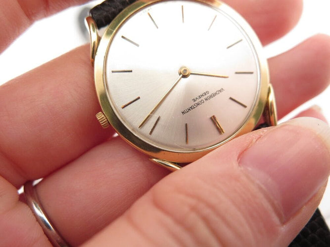 Montre vintage montre VACHERON CONSTANTIN patrimony 4961 31mm quartz or jaune 18k 58 Facettes 268587