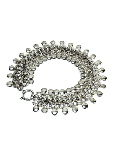 Bracelet Bracelet à motifs de boules en argent 58 Facettes