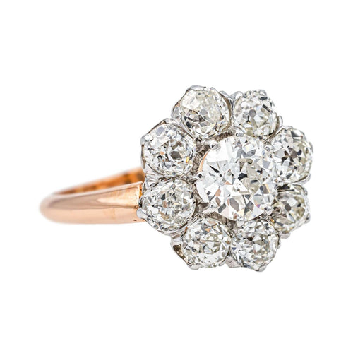 Bague 58 Bague Marguerite Or rose, Platine Diamant 58 Facettes 3904858CN