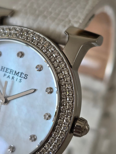 Montre HERMES - Montre Heure H ronde 58 Facettes