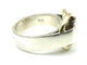 Bague 52 HERMES/GAETAN DE PERCIN. Bague vintage argent et or jaune 18K 58 Facettes