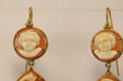 Boucles d'oreilles Antique cameos gold earrings 58 Facettes 7654