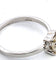 Bague 54 Bague solitaire en or blanc avec diamant 58 Facettes