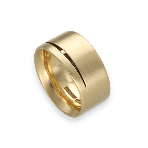 Bague 51 Bague Niessing Fontana – Or Jaune 18k – Diamant 0,02 ct – Taille 51 58 Facettes FB11220