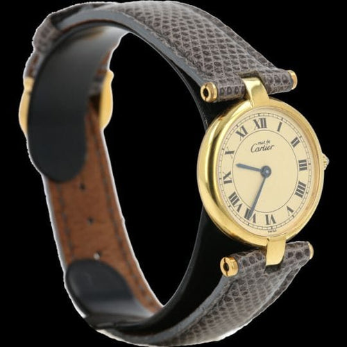 Montre Cartier Montre Must De Cartier Vermeil 58 Facettes MT44860