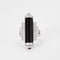 Bague 55 BAGUE STYLE ART DECO OR BLANC DIAMANTS ONYX 58 Facettes Mac 30