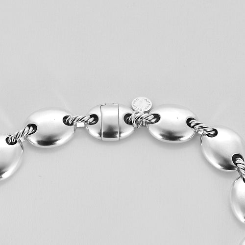 Collier Arthus Bertrand - Collier en argent à maillons ovale 58 Facettes B250497