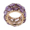 POMELLATO - Lulu-ring i rosaguld med ametyster og diamanter 