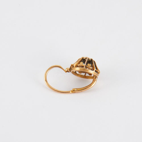 Traversine in oro giallo, diamanti