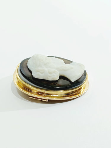 Broche Broche camée or rose et agate 58 Facettes