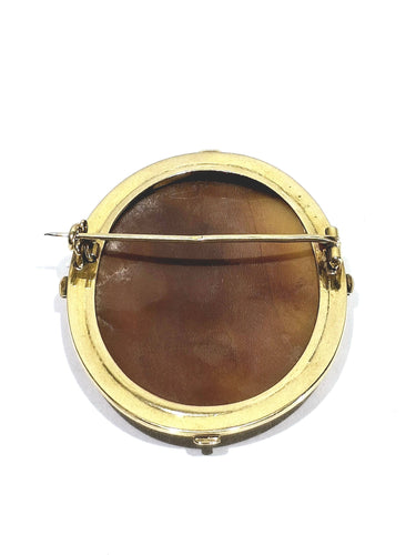 Broche Broche Camée Coquillage Et Perles 58 Facettes 984985