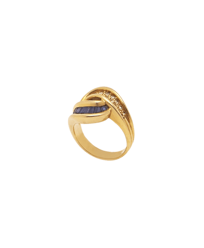 Bague 55 Bague Or jaune 18K Diamant Saphir 58 Facettes BO220718/SAPHIRSENRAIL