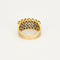 Bague 56 Bague or jaune et gris, saphir et diamants 58 Facettes CHOL0944