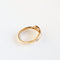Yellow gold ring with diamonds 