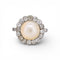Bague 49 Bague Marguerite Belle Époque – Platine, Perle Naturelle et Diamants (vers 1910) 58 Facettes 541