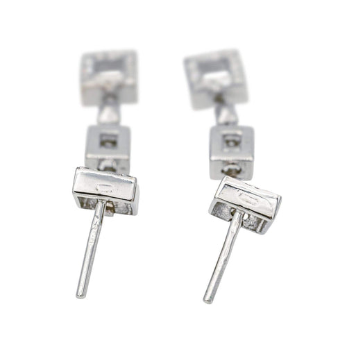 Boucles d'oreilles Boucles d'oreilles Or blanc Diamant 58 Facettes 3814807CN