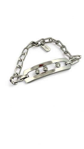 Bracelet Bracelet MESSIKA or blanc et diamants 58 Facettes