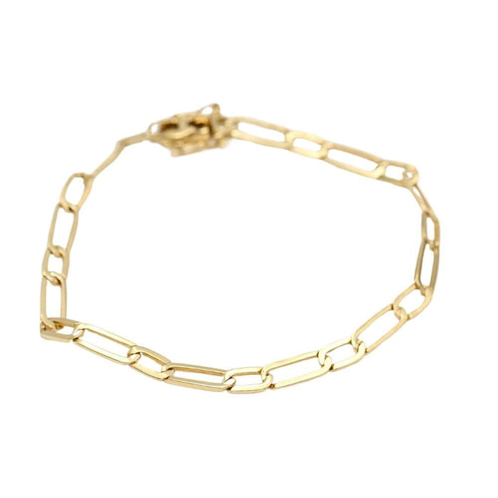 Bracelet Bracelet alterné en or jaune massif 58 Facettes D363728