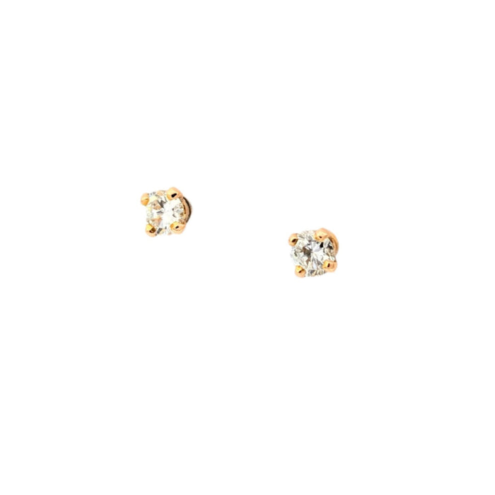 Yellow gold diamond chips