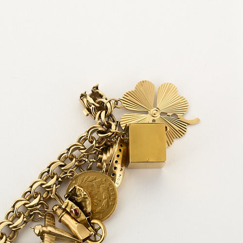 Bracelet Bracelet "charm's" en or jaune 58 Facettes DIN0125