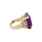 Bague 51 Bague or jaune et améthyste. 58 Facettes 35106