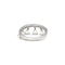 Bague 53 Bague Breloque or blanc diamants 58 Facettes 240224R