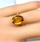 Bague 52 Bague or jaune, citrine 58 Facettes AB385