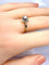 Bague 54 Bague solitaire or blanc et platine, diamant 0,10 carat 58 Facettes AB622