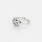Bague 55 Bague marguerite en or gris et diamants 58 Facettes ALE3522